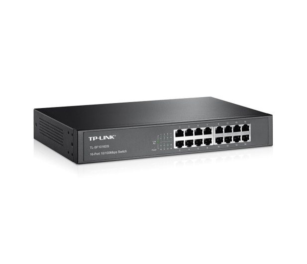 TP-Link 16p TL-SF1016DS Rack (16x10/100Mbit) - 59957 - zdjęcie 2